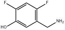 Phenol, 5-(aminomethyl)-2,4-difluoro- (9CI) Structure