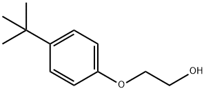 2-(4-tert-ブチルフェノキシ)エタノール 化学構造式