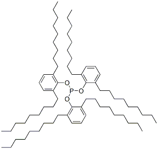Phosphorous acid tris(2,6-dinonylphenyl) ester Struktur