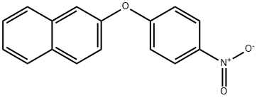 2-(4-ニトロフェノキシ)ナフタレン 化学構造式