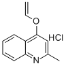 Quinoline, 2-methyl-4-(vinyloxy)-, hydrochloride Struktur