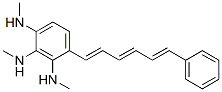 4-(6-フェニル-1,3,5-ヘキサトリエニル)フェニルトリメチルアミニウム 化学構造式