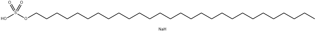 硫酸オクタコシル=ナトリウム 化学構造式