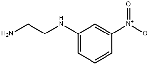 2-[(3-ニトロフェニル)アミノ]エタンアミン 化学構造式
