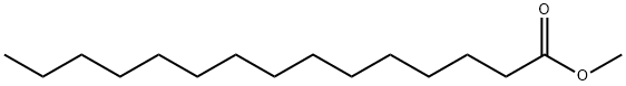 ペンタデカン酸メチル 化学構造式