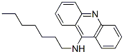 N-ヘプチル-9-アクリジンアミン 化学構造式