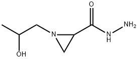 2-Aziridinecarboxylicacid,1-(2-hydroxypropyl)-,hydrazide(9CI) Structure