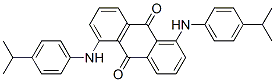 1,5-ビス[[4-(1-メチルエチル)フェニル]アミノ]-9,10-アントラセンジオン 化学構造式