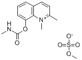 Quinaldinium, 8-hydroxy-1-methyl-, methylsulfate, methylcarbamate 结构式