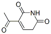 2,6(1H,3H)-Pyridinedione, 5-acetyl- (9CI) Structure