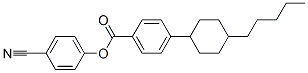 4-CYANOPHENYL 4-(4-PENTYLCYCLOHEXYL)BENZOATE Structure