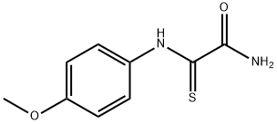 2-(4-METHOXYPHENYLAMINO)-2-THIOXOACETAMIDE Struktur