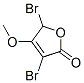 3,5-Dibromo-4-methoxy-2(5H)-furanone Structure