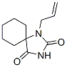 1-アリル-1,3-ジアザスピロ[4.5]デカン-2,4-ジオン 化学構造式