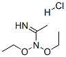 N,N-diethoxyacetamidine monohydrochloride 结构式