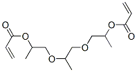2-Propenoic acid, (1-methyl-1,2-ethanediyl)bis(oxy(1-methyl-2,1-ethane diyl)) ester Structure