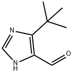 5-叔丁基-1H-咪唑-4-甲醛, 714273-83-3, 结构式