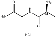H-ALA-GLY-NH2 HCL Structure