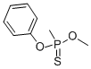 Phosphonothioic acid, methyl-, O-methyl O-phenyl ester Struktur