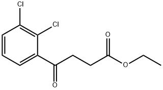 ETHYL 4-(2,3-DICHLOROPHENYL)-4-OXOBUTYRATE Structure