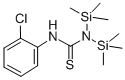 1,1-Bis(trimethylsilyl)-3-(o-chlorophenyl)-2-thiourea 结构式