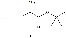 S-炔丙基甘氨酸叔丁酯盐酸盐 结构式