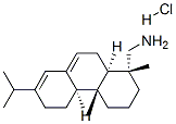 [1R-(1alpha,4abeta,4balpha,10aalpha)]-1,2,3,4,4a,4b,5,6,10,10a-decahydro-7-isopropyl-1,4a-dimethylphenanthren-1-methylamine hydrochloride Structure