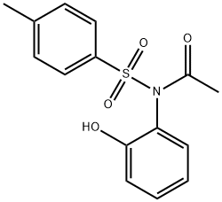 N-(2-hydroxyphenyl)-N-[(4-methylphenyl)sulphonyl]acetamide Structure