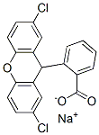 sodium 2-(2,7-dichloroxanthen-9-yl)benzoate Struktur