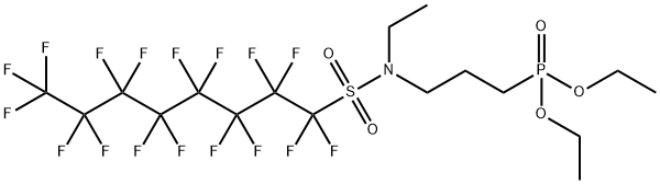 N-(3-diethoxyphosphorylpropyl)-N-ethyl-1,1,2,2,3,3,4,4,5,5,6,6,7,7,8,8,8-heptadecafluoro-octane-1-sulfonamide Structure