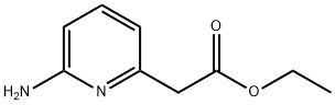 (6-氨基吡啶-2-基)乙酸乙酯 结构式
