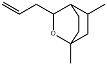 1,5-Dimethyl-3-(2-propenyl)-2-oxabicyclo[2.2.2]octane 结构式