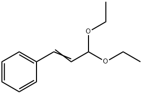1-フェニル-3,3-ジエトキシ-1-プロペン 化学構造式