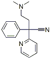 alpha-[2-(dimethylamino)ethyl]-alpha-phenylpyridine-2-acetonitrile Structure