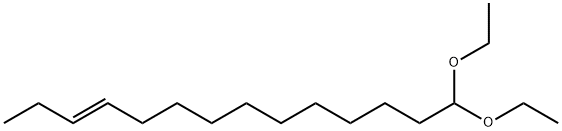 (E)-14,14-Diethoxy-3-tetradecene Struktur