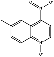 6-甲基-4-硝基喹啉氮氧化物 结构式