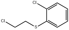 1-chloro-2-[(2-chloroethyl)thio]benzene 结构式