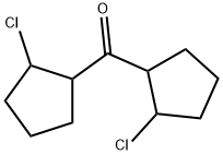bis(2-chlorocyclopentyl) ketone Structure