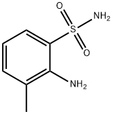 Benzenesulfonamide, 2-amino-3-methyl- (9CI) Struktur