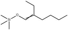 2-Ethyl-1-trimethylsilyloxyhexene Struktur