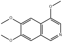 Isoquinoline, 4,6,7-trimethoxy- (9CI) Structure