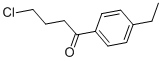 4-クロロ-1-(4-エチルフェニル)-1-ブタノン 化学構造式