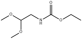 2,2-ジメトキシエチルカルバミン酸エチル 化学構造式