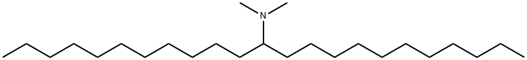 N,N-ジメチル-12-トリコサンアミン 化学構造式