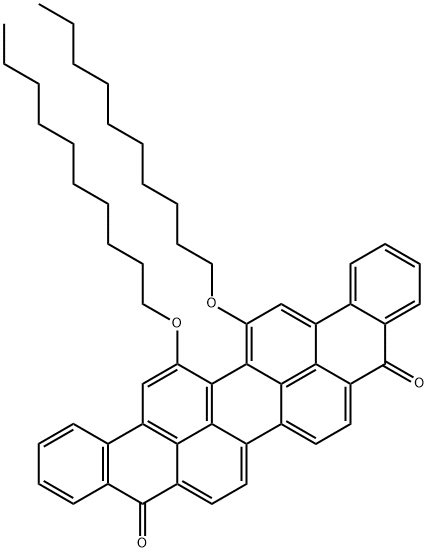16,17-bis(decyloxy)violanthrone Structure