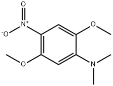 2,5-Dimethoxy-N,N-dimethyl-4-nitrobenzenamine Struktur