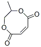 (Z)-2-ブテン二酸水素1-[2-[[(Z)-3-カルボキシ-1-オキソ-2-プロペニル]オキシ]-1-メチルエチル] 化学構造式