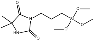 5,5-Dimethyl-3-[3-(trimethoxysilyl)propyl]-2,4-imidazolidinedione Structure