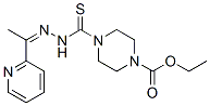 ethyl 4-[(1-pyridin-2-ylethylideneamino)thiocarbamoyl]piperazine-1-car boxylate Structure