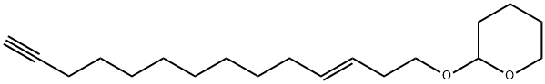 Tetrahydro-2-[(E)-3-tetradecen-13-ynyloxy]-2H-pyran Struktur